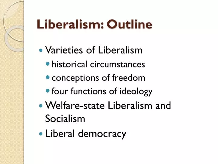 liberalism outline