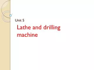 unit 5