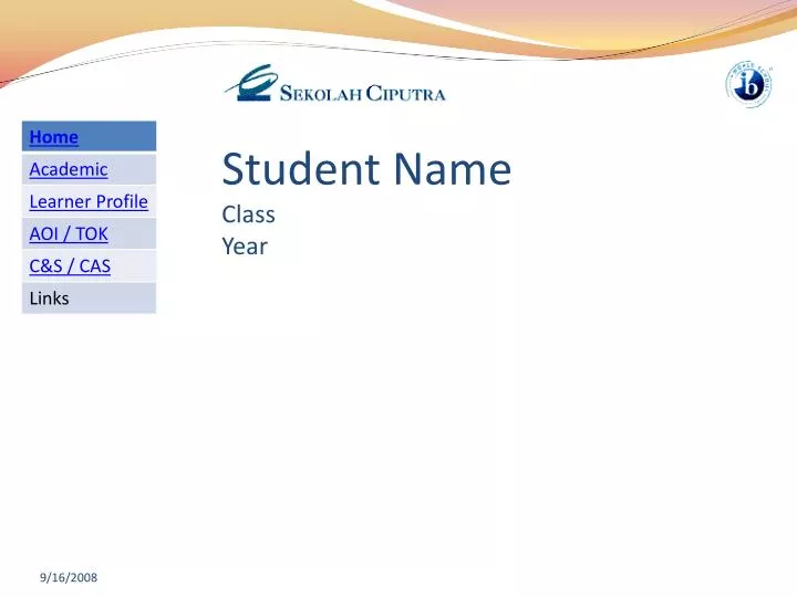 student name class year