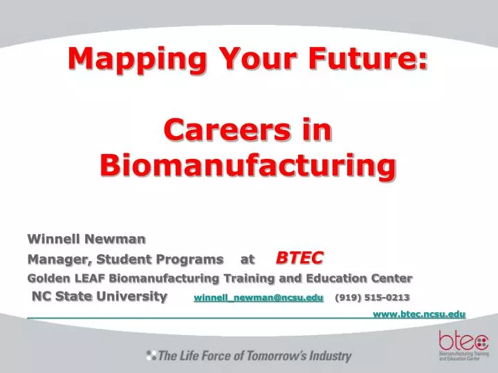 mapping your future careers in biomanufacturing