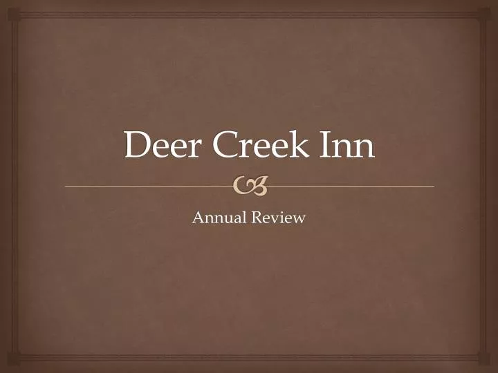 deer creek inn