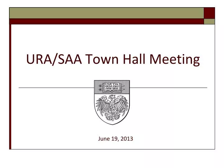 ura saa town hall meeting