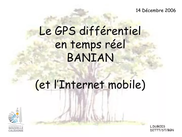 le gps d iff rentiel en temps r el banian et l internet mobile