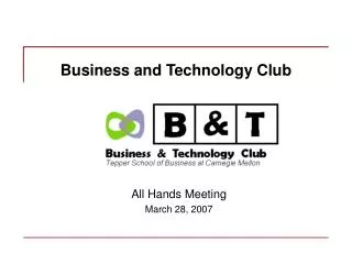 Business and Technology Club