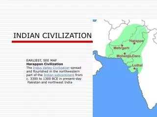 INDIAN CIVILIZATION