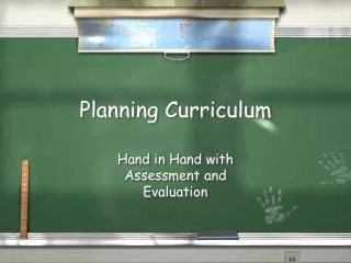 planning curriculum