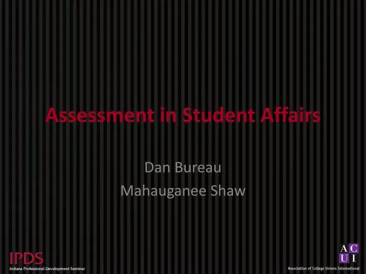 assessment in student affairs