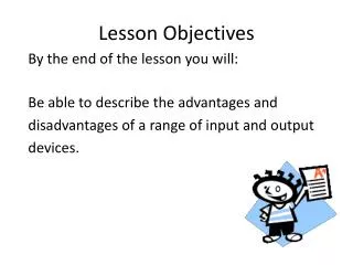 lesson objectives