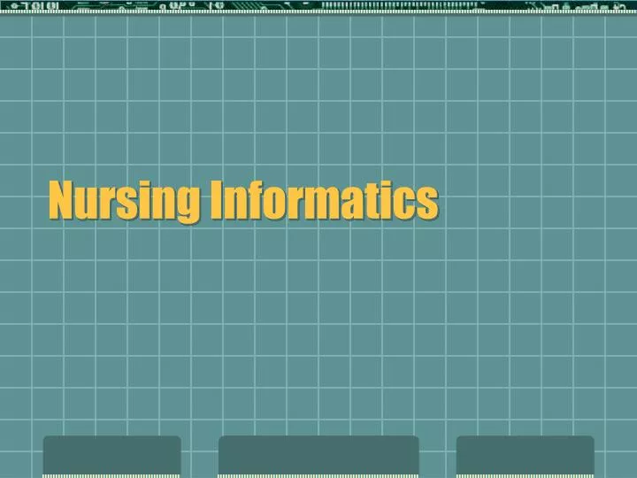 nursing informatics