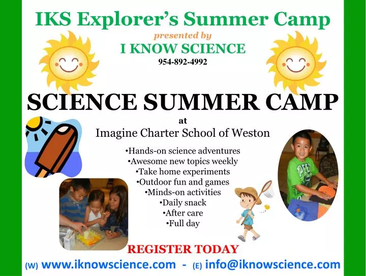iks explorer s summer camp presented by i know science 954 892 4992