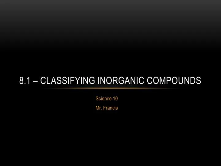 8 1 classifying inorganic compounds