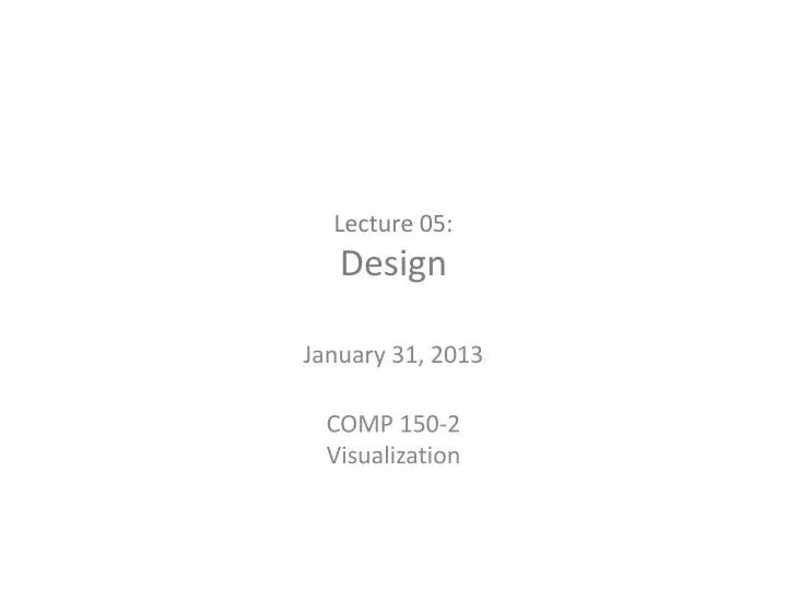 lecture 05 design