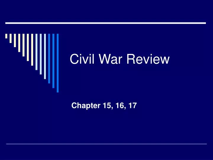 civil war review