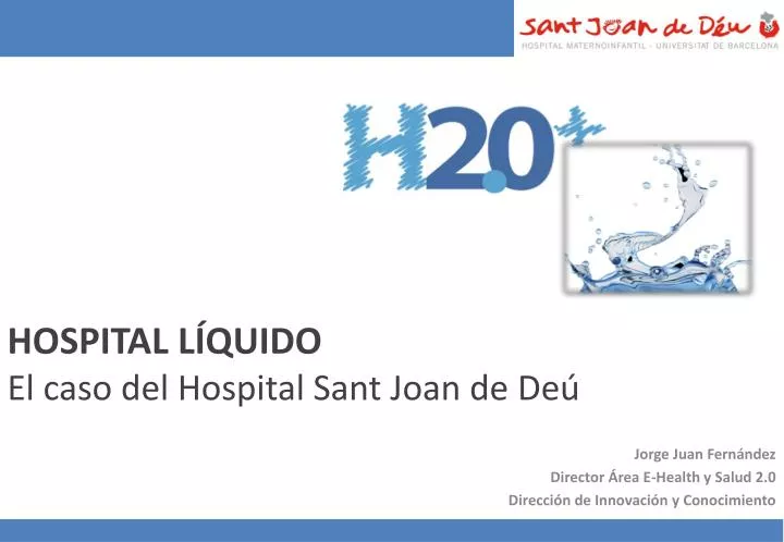 hospital l quido el caso del hospital sant joan de de