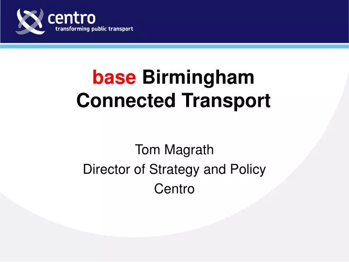 base birmingham connected transport