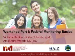 Workshop Part I: Federal Monitoring Basics