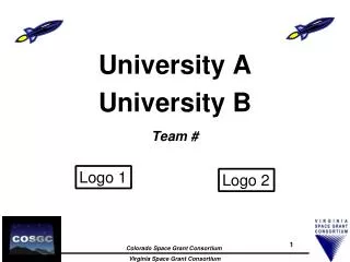 University A University B Team #