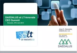 DAEDALUS at LT- Innovate CEO Summit