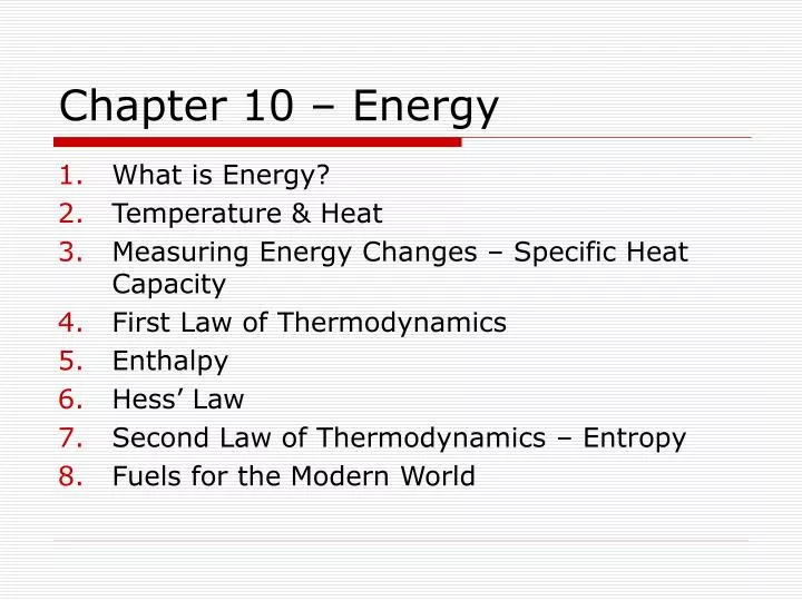 chapter 10 energy