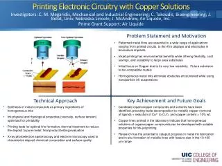 Printing Electronic Circuitry with Copper Solutions