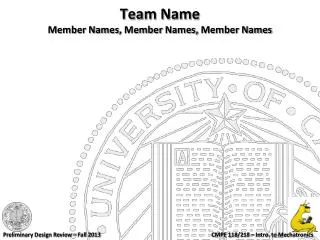 Team Name Member Names, Member Names, Member Names