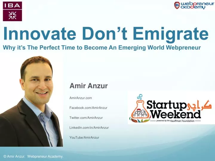 innovate don t emigrate why it s the perfect time to become an emerging world webpreneur