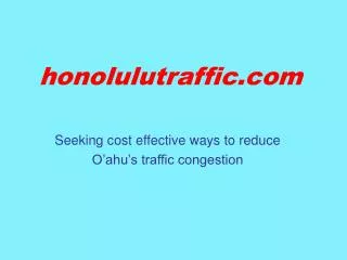 honolulutraffic