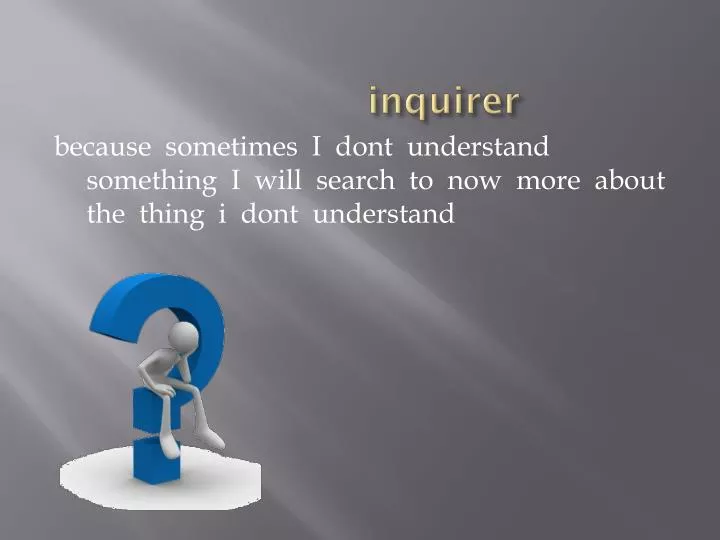 inquirer inquirer