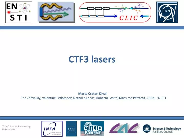 ctf3 lasers