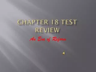 chapter 18 test review