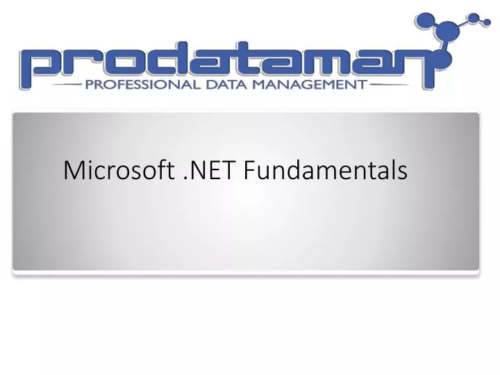 microsoft net fundamentals