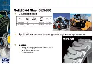 Solid Skid Steer SKS-900