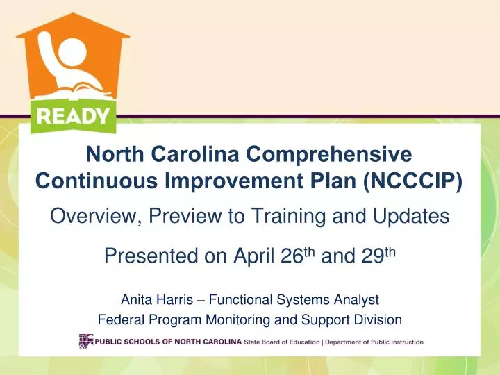 north carolina comprehensive continuous improvement plan ncccip