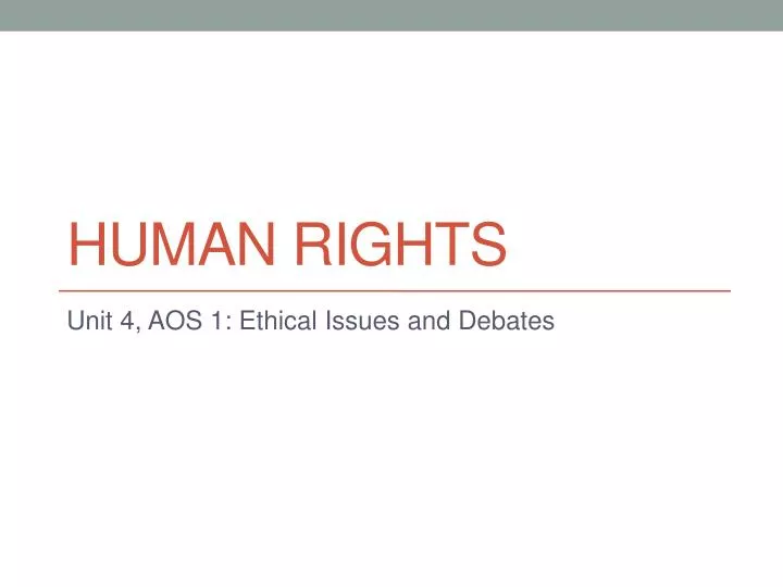 human rights