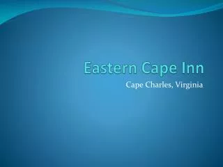 Eastern Cape Inn