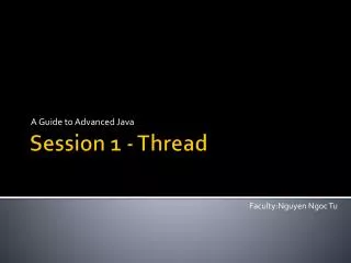 Session 1 - Thread