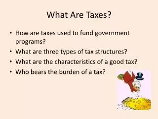 What Are Taxes?