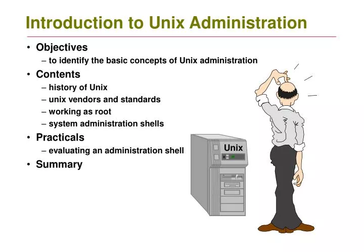introduction to unix administration