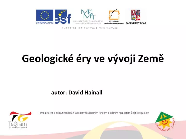 geologick ry ve v voji zem