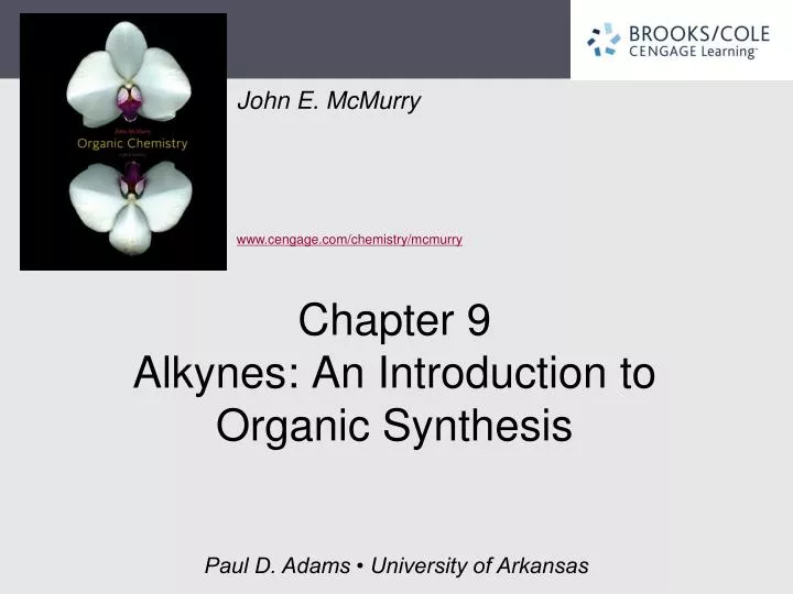chapter 9 alkynes an introduction to organic synthesis