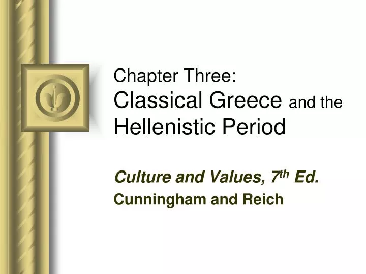 chapter three classical greece and the hellenistic period