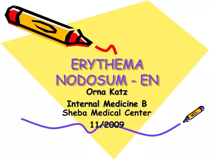 erythema nodosum en