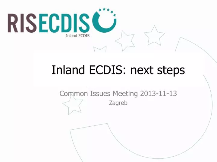 inland ecdis next steps
