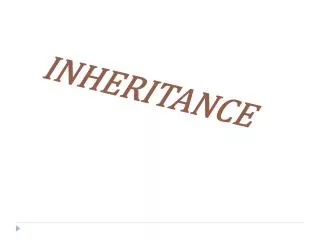 INHERITANCE