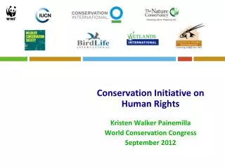 Conservation Initiative on Human Rights