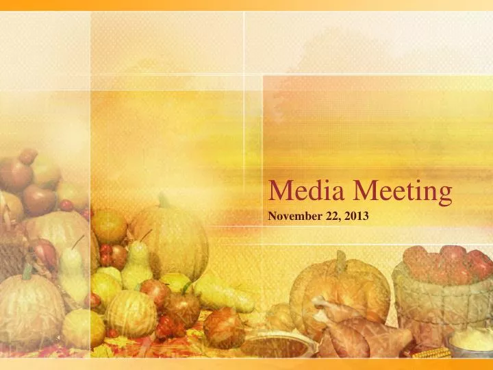 media meeting