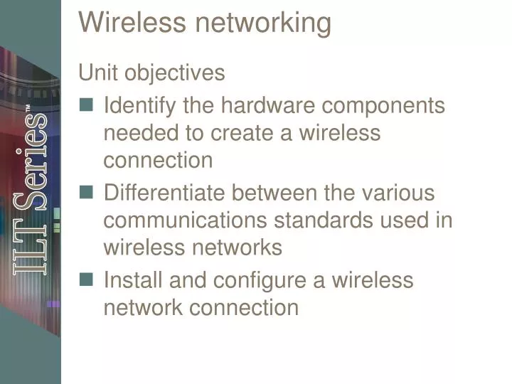 wireless networking