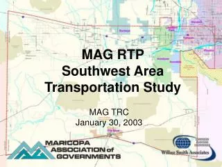 MAG RTP Southwest Area Transportation Study