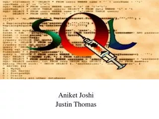 Aniket Joshi Justin Thomas