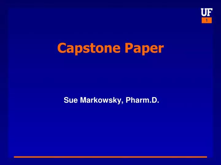 capstone paper